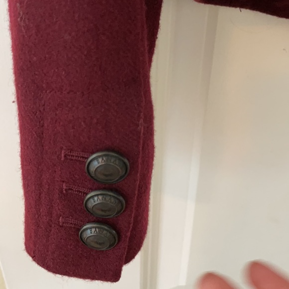 Banana Republic size 4. Wool material- looks amazing burgundy - Picture 4 of 4